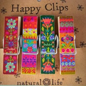 NATURAL LIFE, Set of 4 Happy Clips